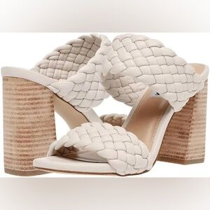 Steve Madden Braided Strap Heeled Slide Sandal